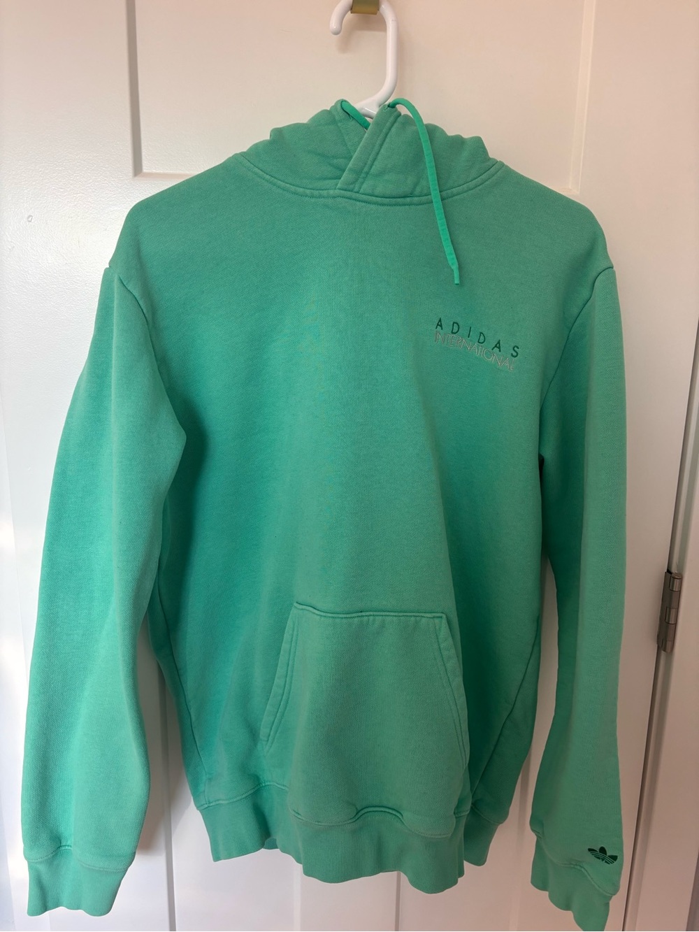 adidas Men's Mint Green Crewneck Hoodie size M